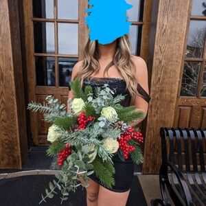 Black Nox Anabel R806 Short Sheer Corset Crystal Off The Shoulder